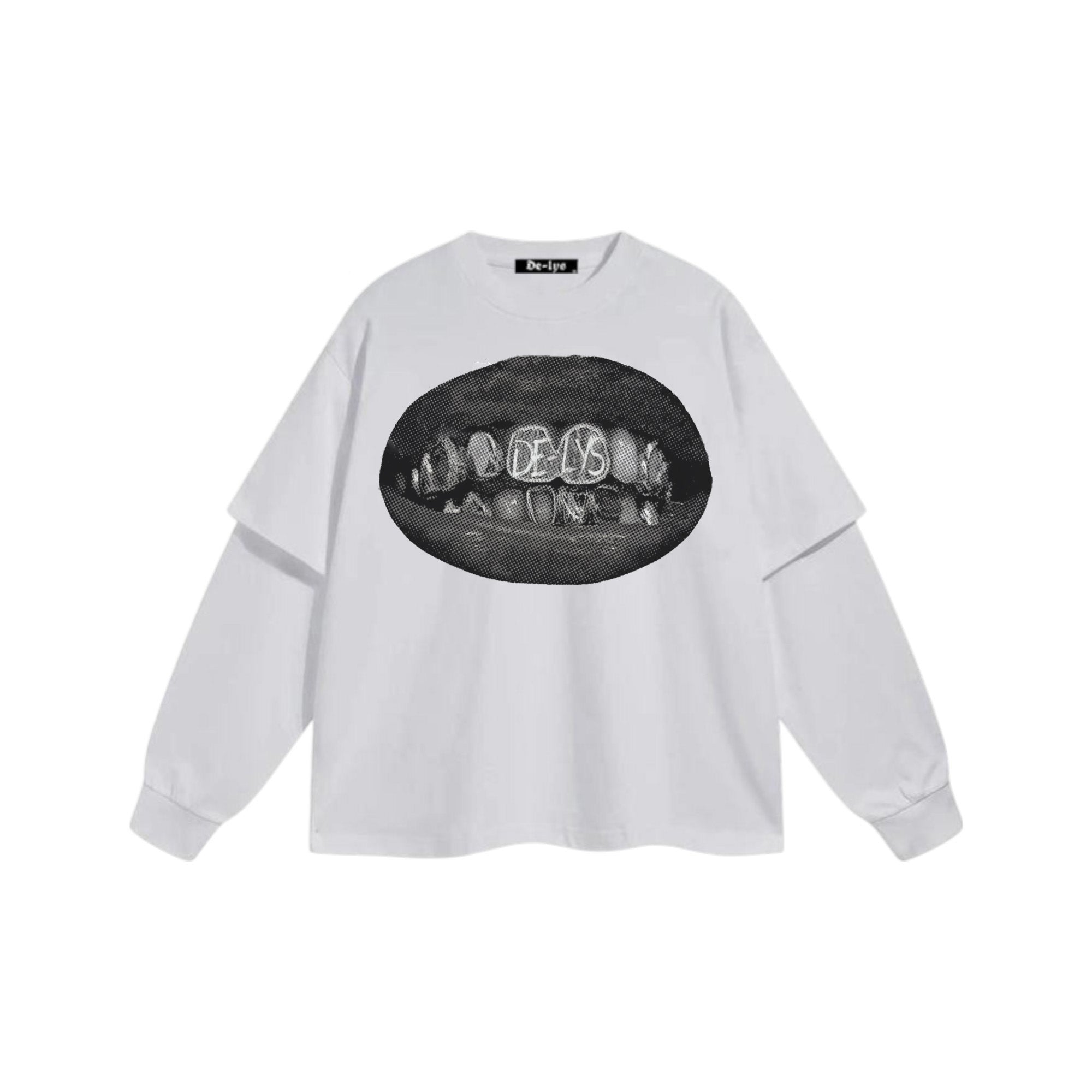 Double-Sleeve Teeth Summer Tee