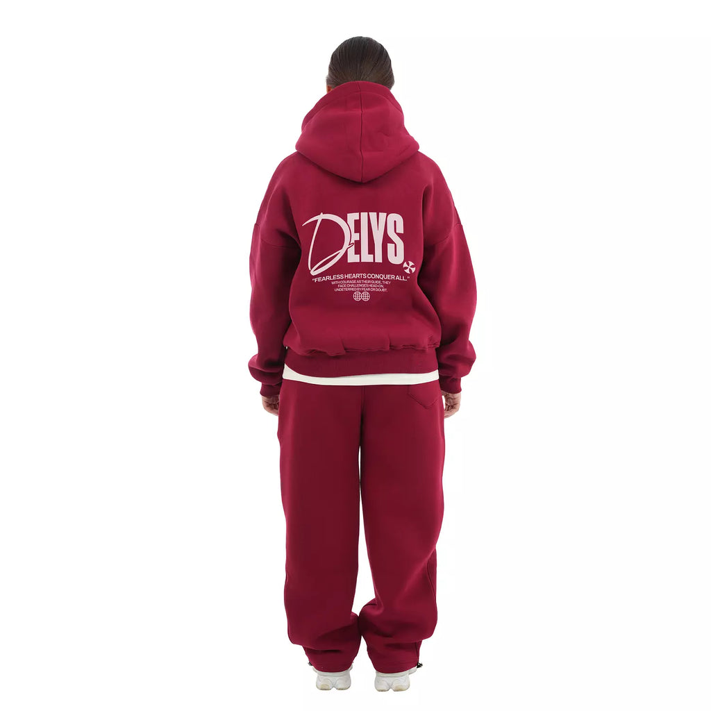 W4 2zippers Delys Conquer hoodie