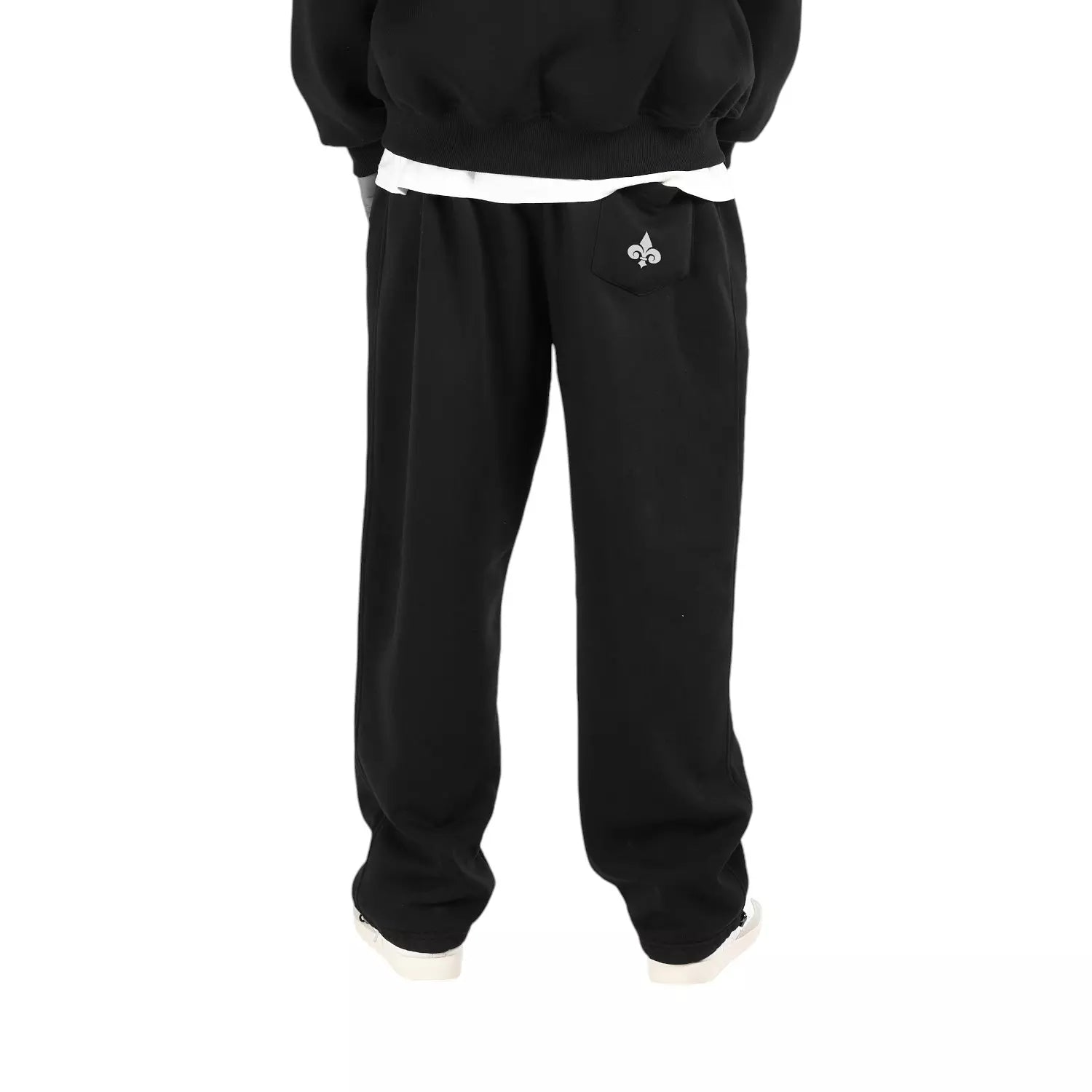 cotton wide leg winter sweatpants