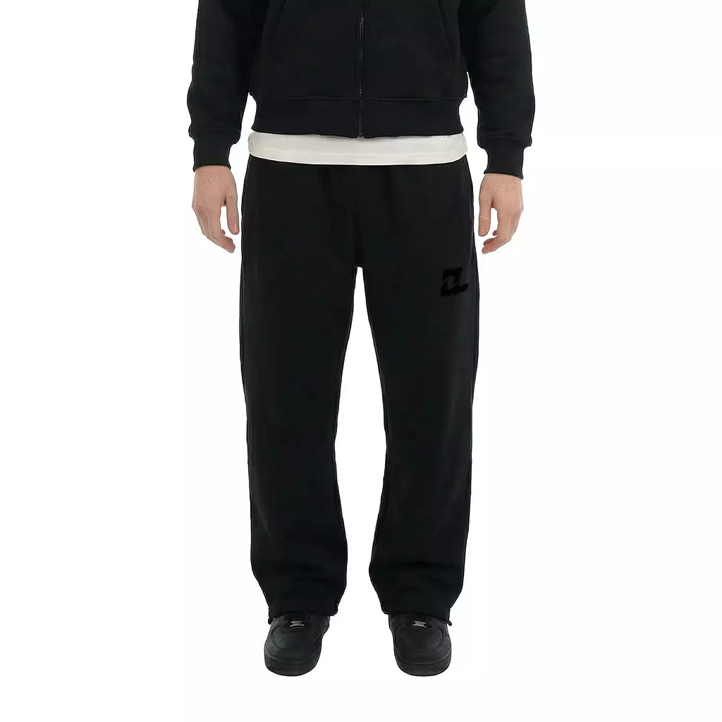 cotton wide leg DL winter sweatpants
