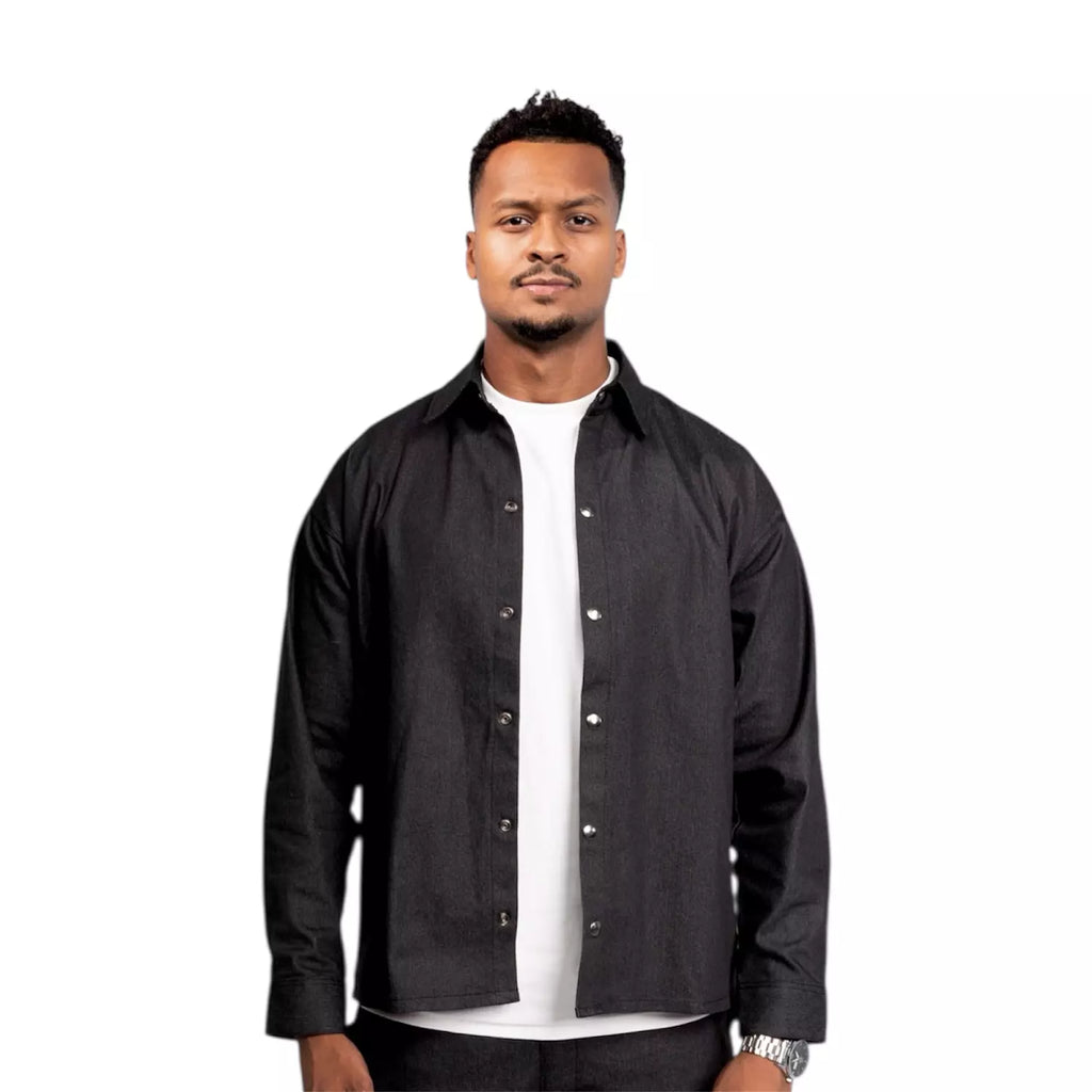 Boxfit denim shirt
