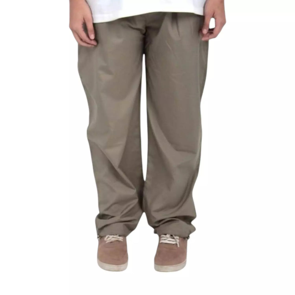 microfiber PANTS Wide leg