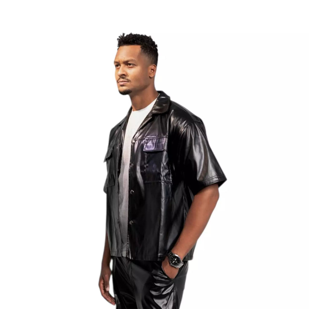 S2 delys Leather poxfit shirt