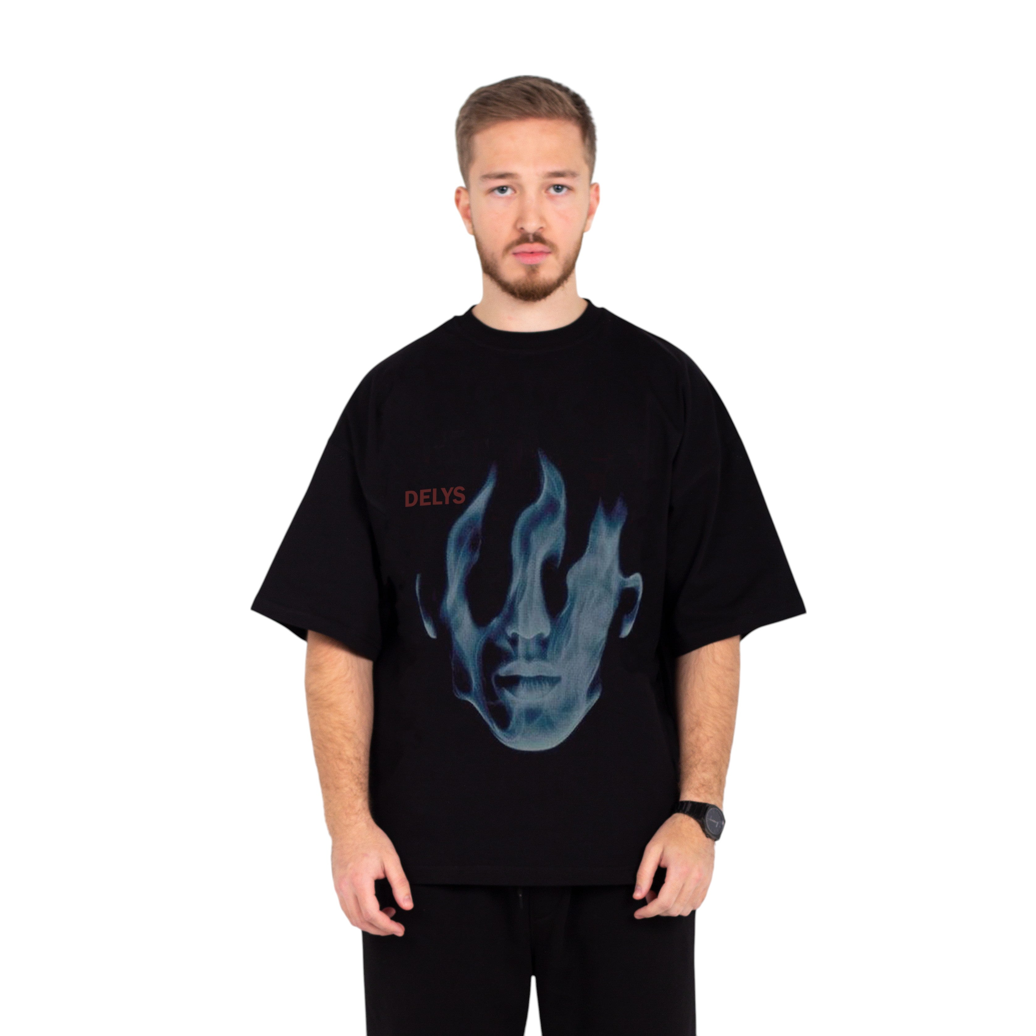 Fire face tee