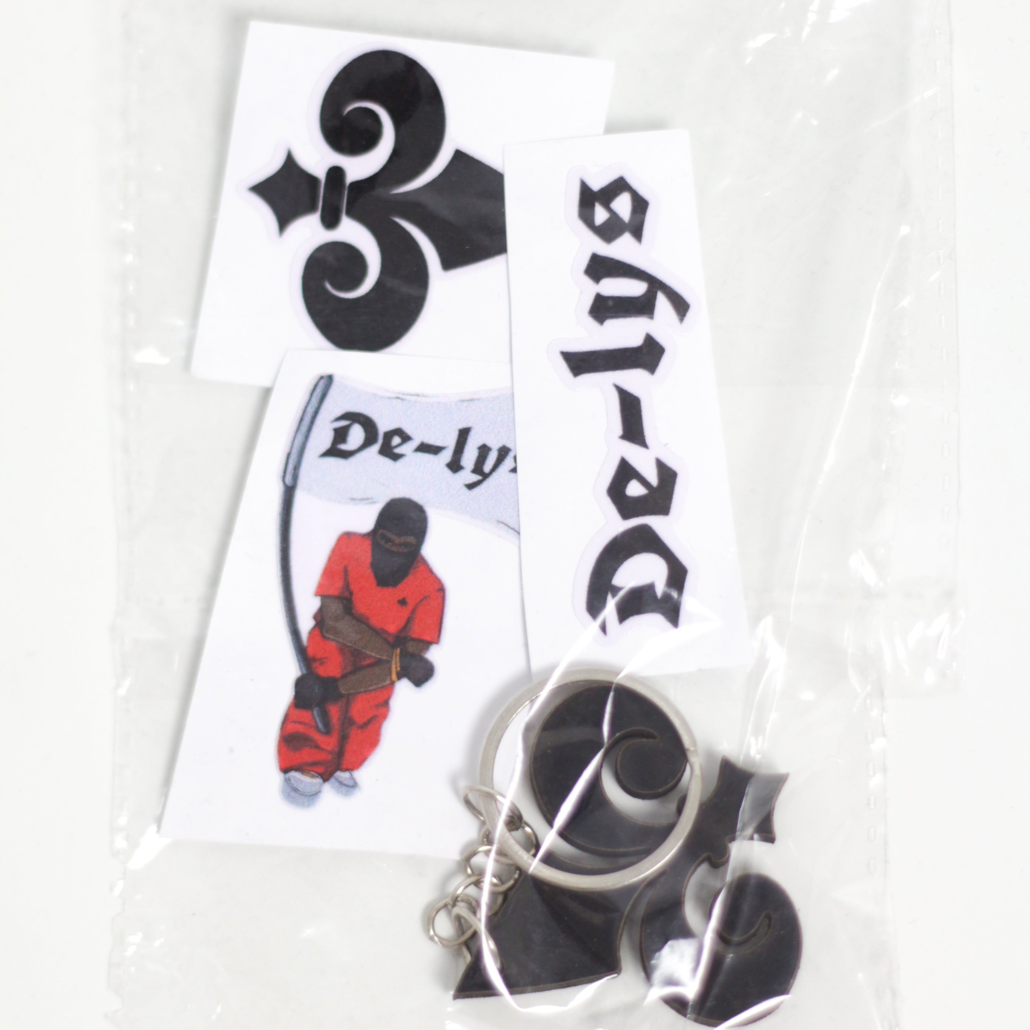 DELYS Wood Keychain & Stickers