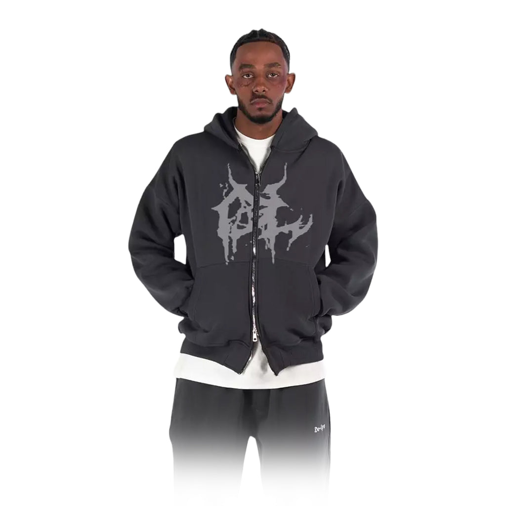 W4 2zippers Dl hoodie