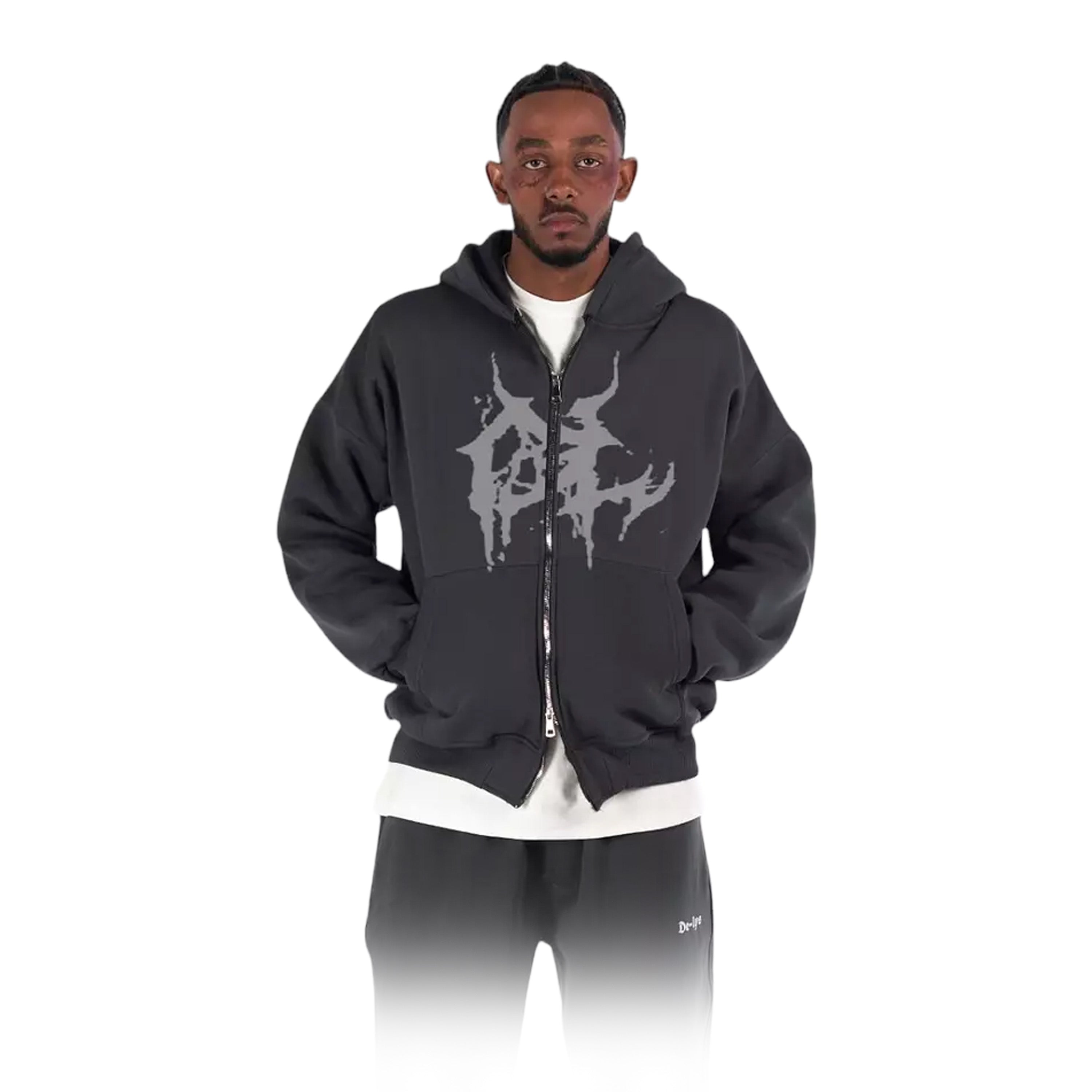 W4 2zippers Dl hoodie