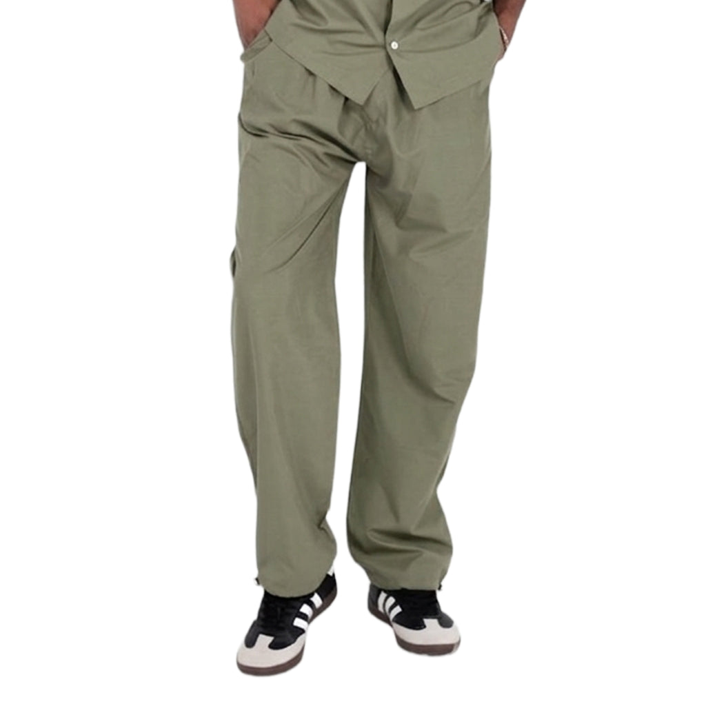 Microfiber Wide Leg Pants