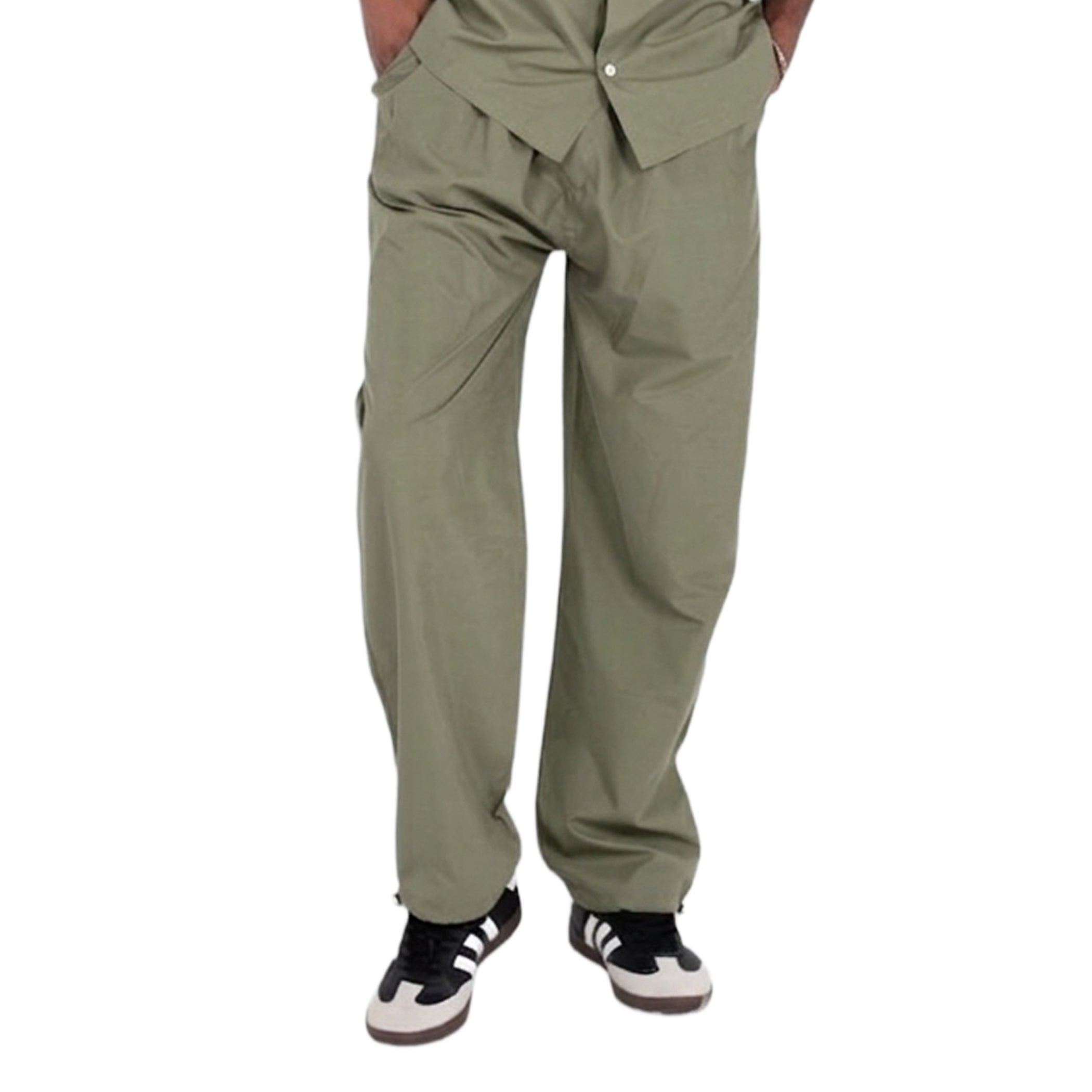 Microfiber Wide Leg Pants