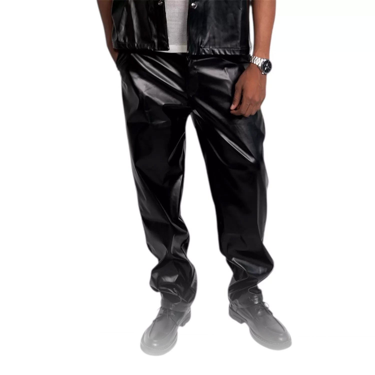 Delys Oversized leather pants