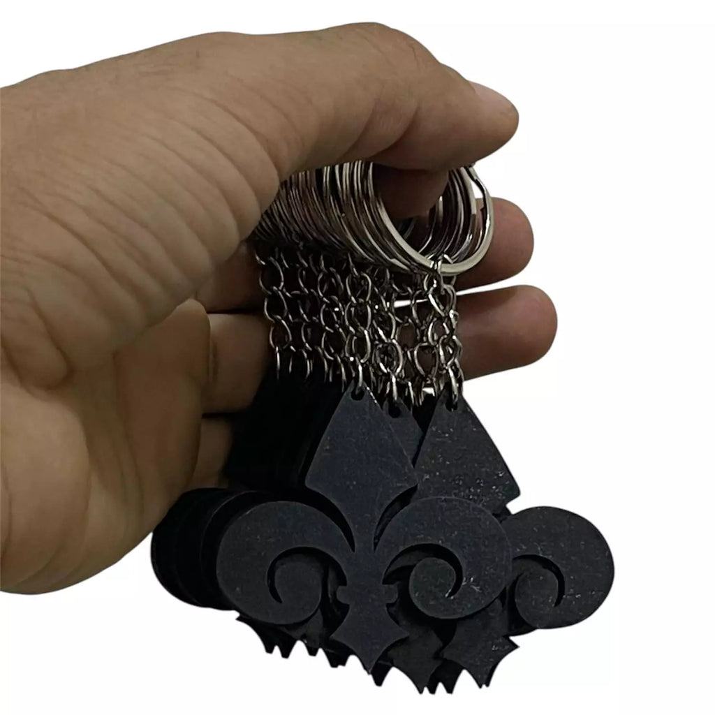 delys wood logo Keychain