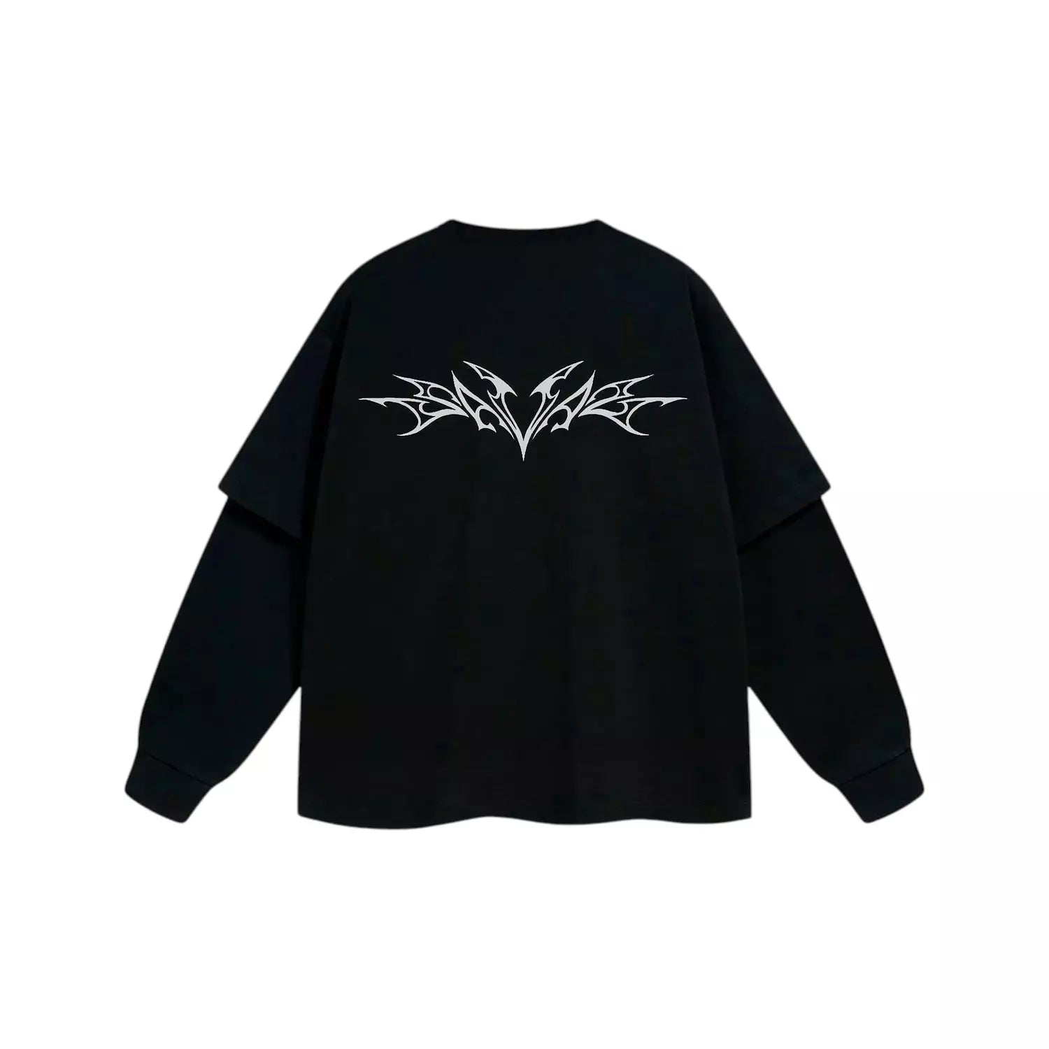 S3 Double-Sleeve Autumn Shadows Autumn T-shirt