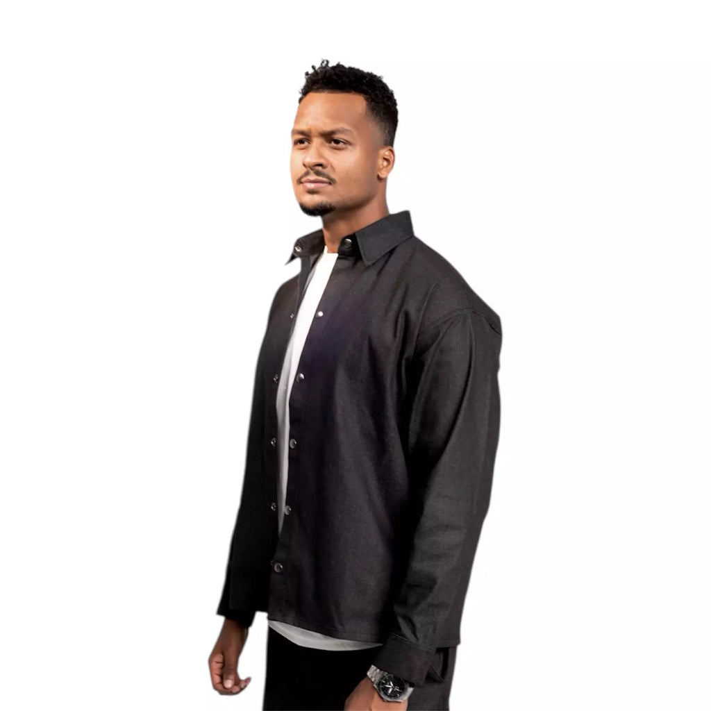 Boxfit denim shirt