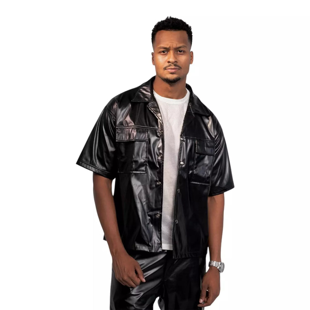 S2 delys Leather poxfit shirt