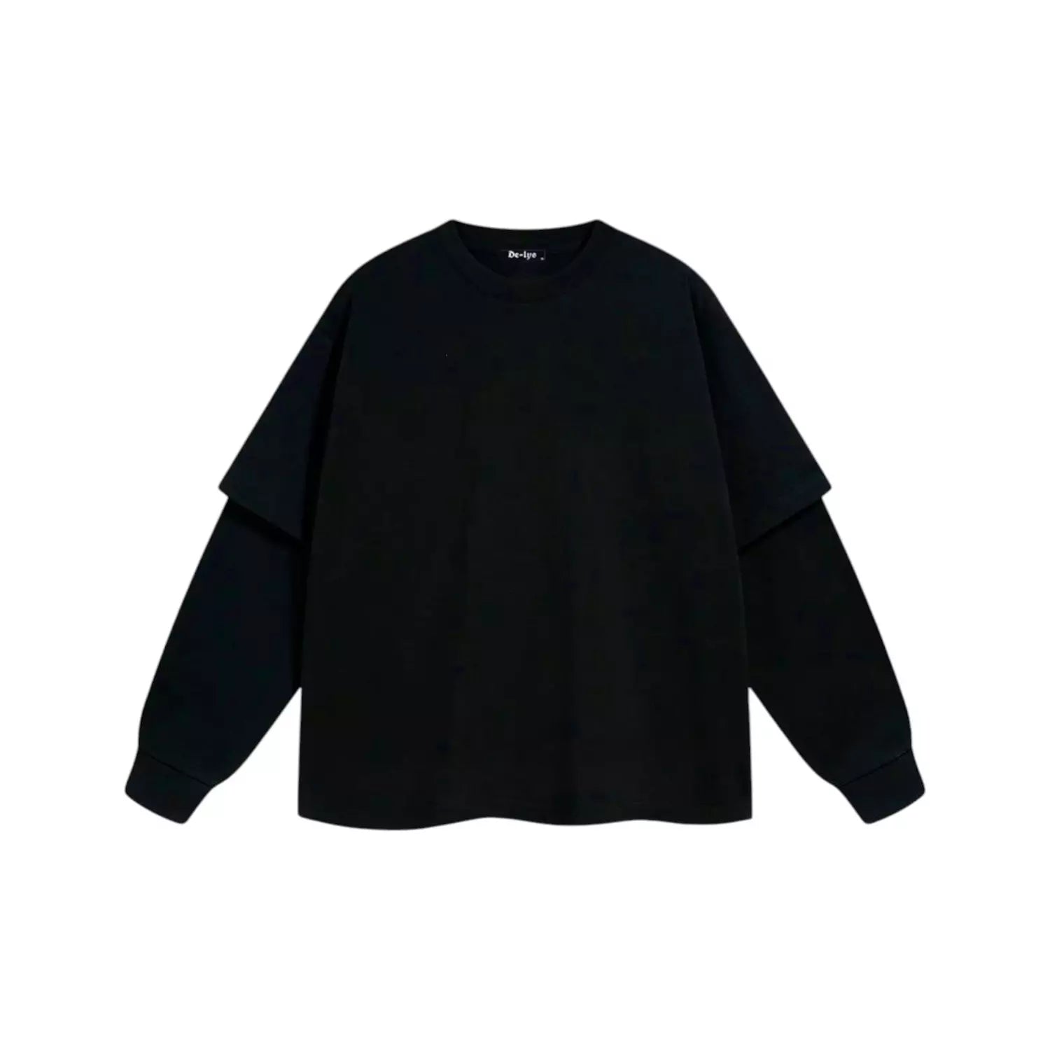 S3 Basic Oversized Double-Sleeve T-Shirt
