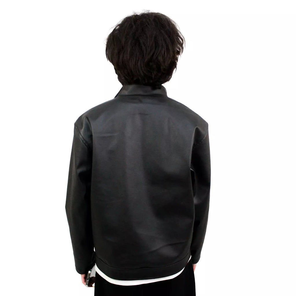 W4 2zippers Leather Jacket boxfit