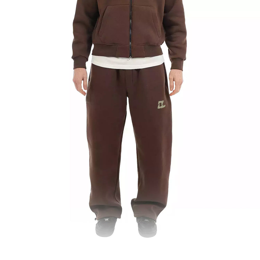 cotton wide leg DL winter sweatpants